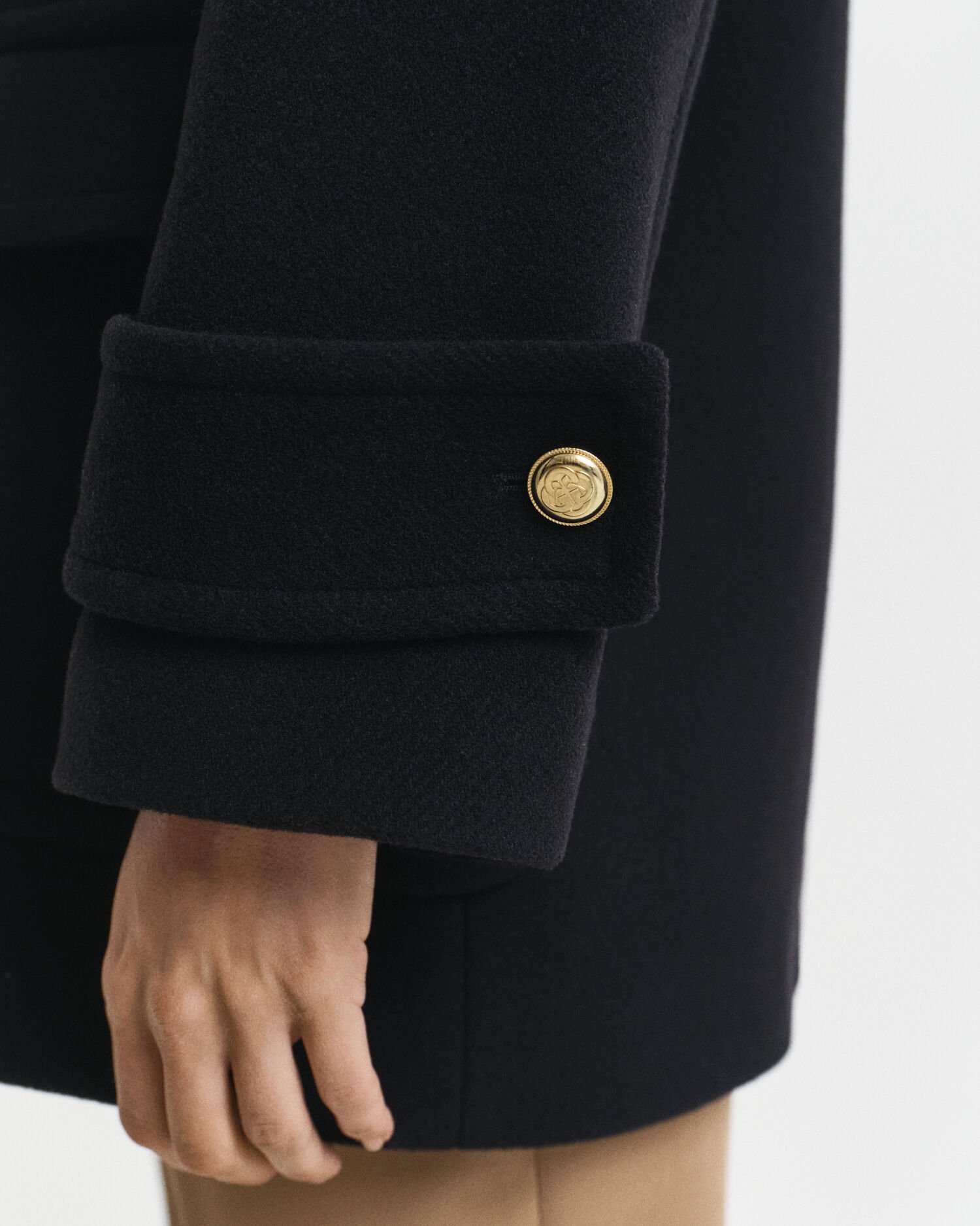 Mittellanger Caban aus Wolle