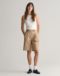 Relaxed Fit Chinoshorts mit Bundfalten