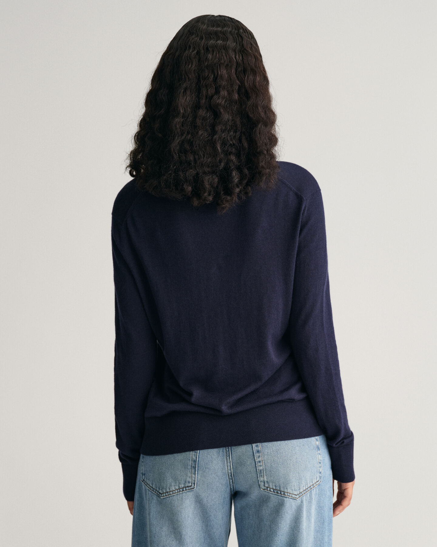 Feinstrick V-Neck Pullover