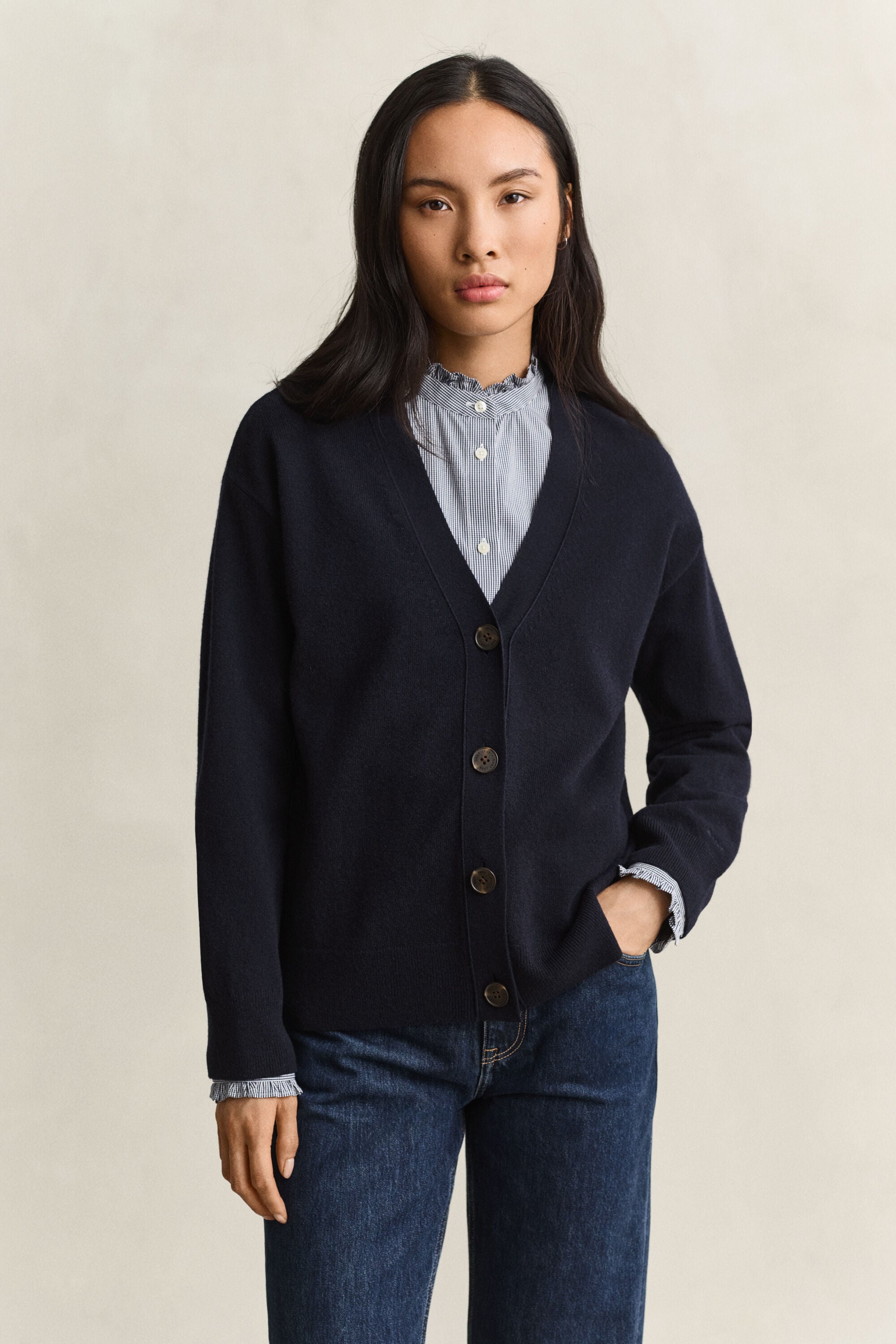 Superfine Lambswool Strickjacke