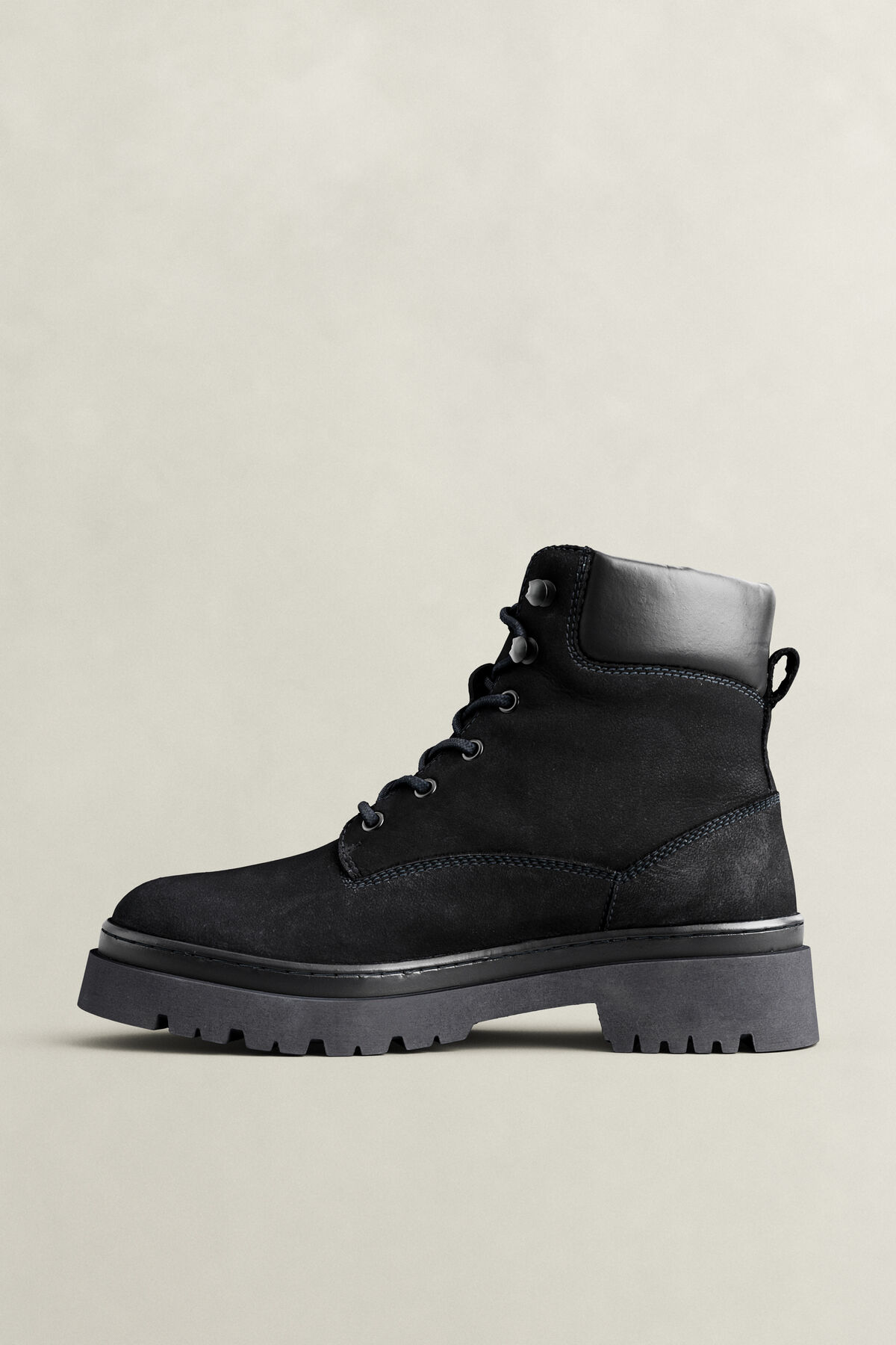Aligrey Lederstiefel — BLACK