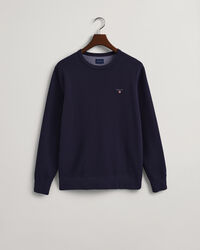 Rundhals-Sweatshirt mit Waffelstruktur