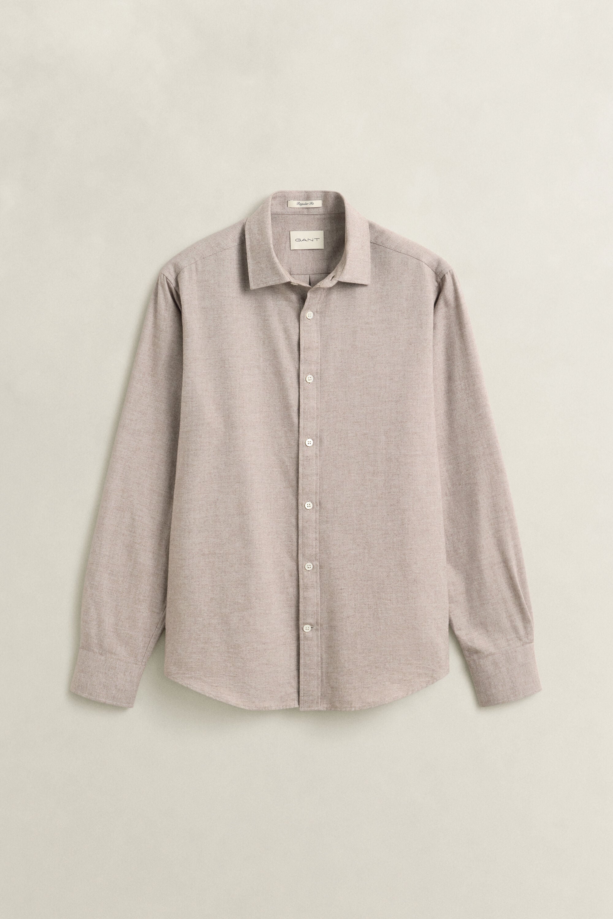 Flanellhemd aus Melange-Garn