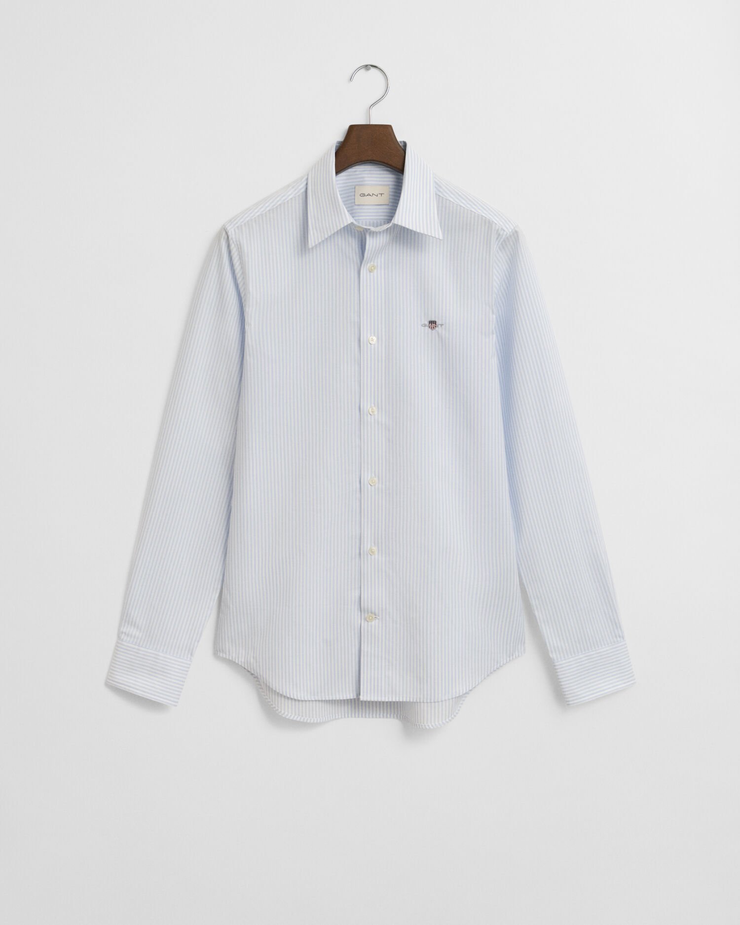 Slim Fit Stretch Popeline Hemd mit Streifen