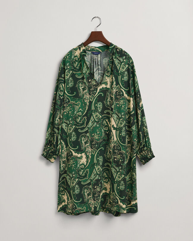 Paisley Stehkragenkleid