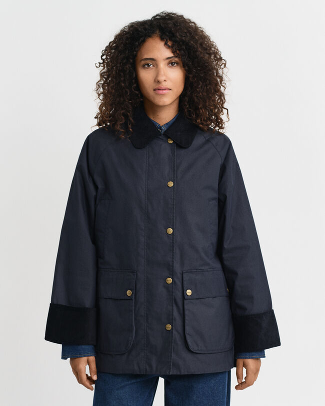 Waxed Cotton Double Decker Jacke