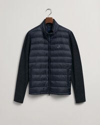 Leicht wattierte Mixed Media Jacke