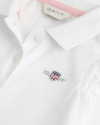 Baby Girl Piqu&eacute; Strampler mit R&uuml;schen