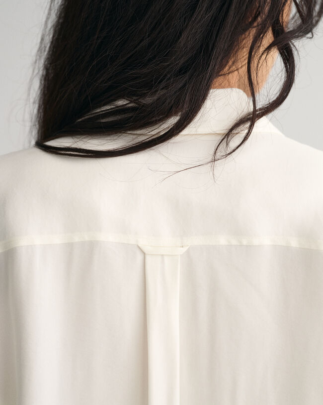 Relaxed Fit Bluse mit Pattentaschen