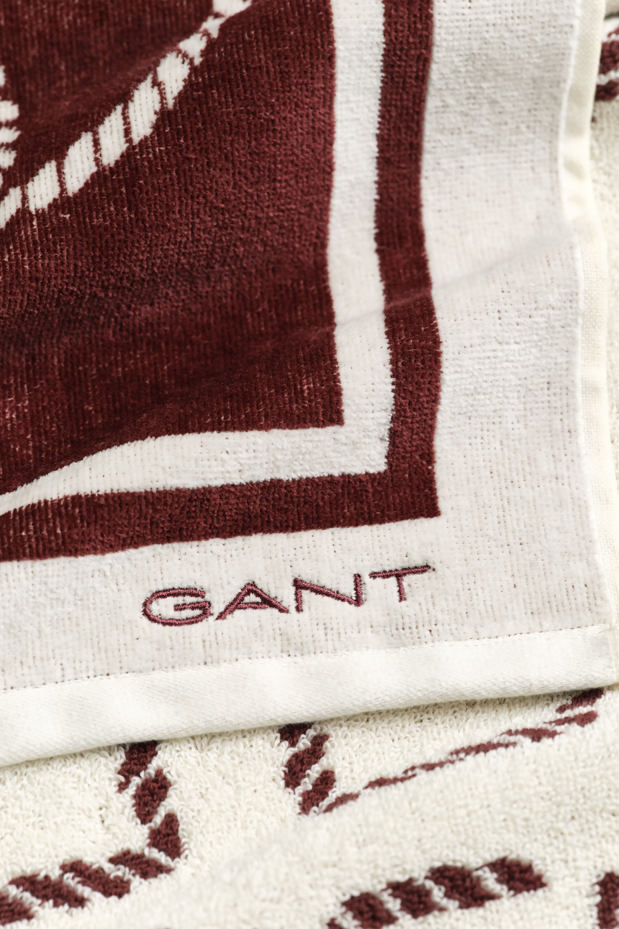 Monogram Strandtuch mit Print