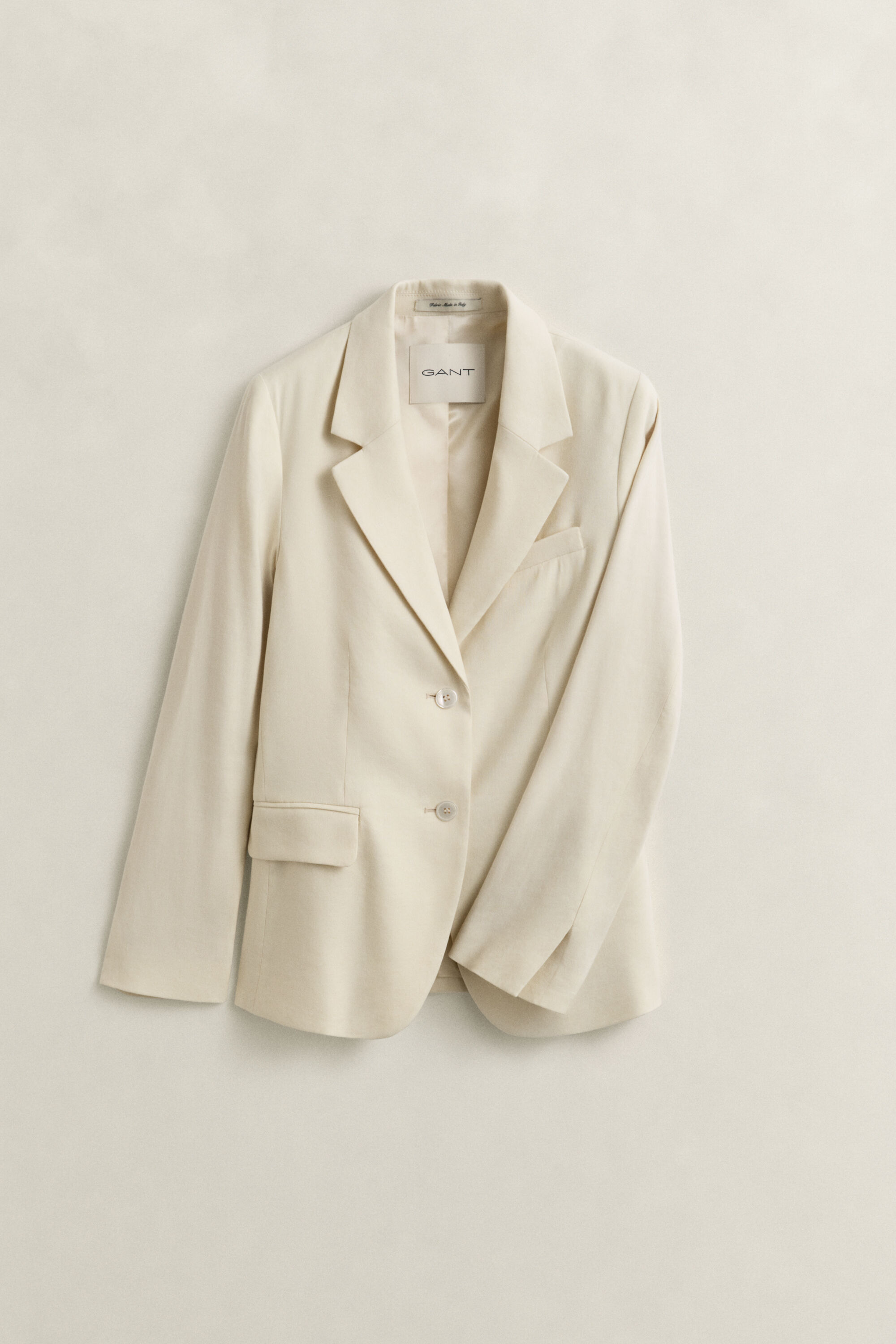 Stretch-Blazer aus Leinen