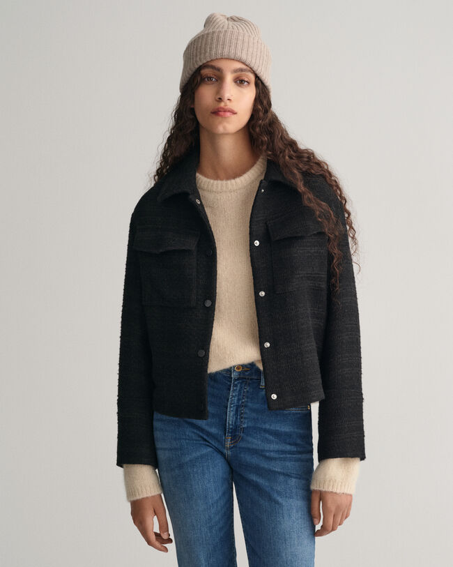 Tweed Blazerjacke
