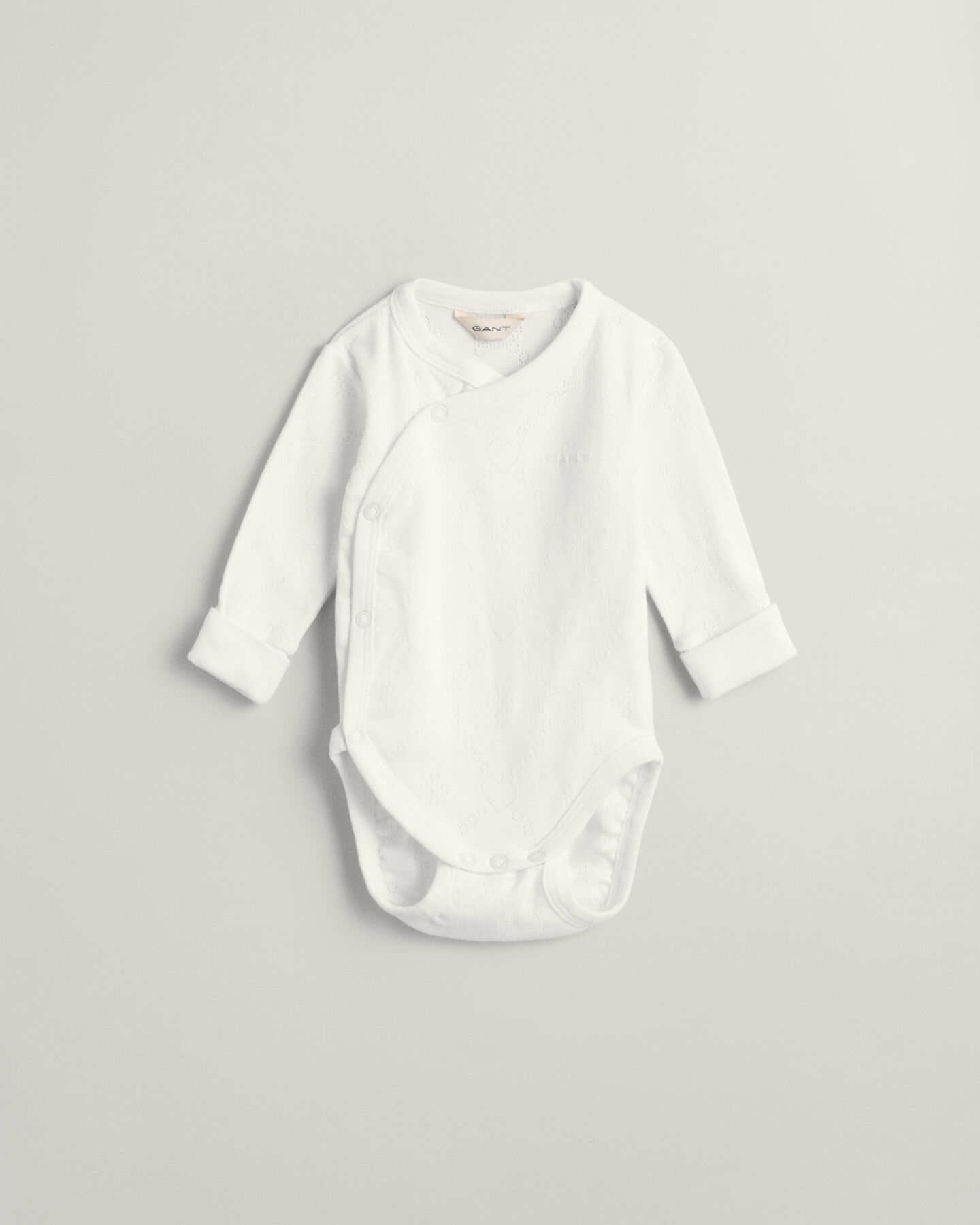 Baby Jersey-Body mit Ajourmuster