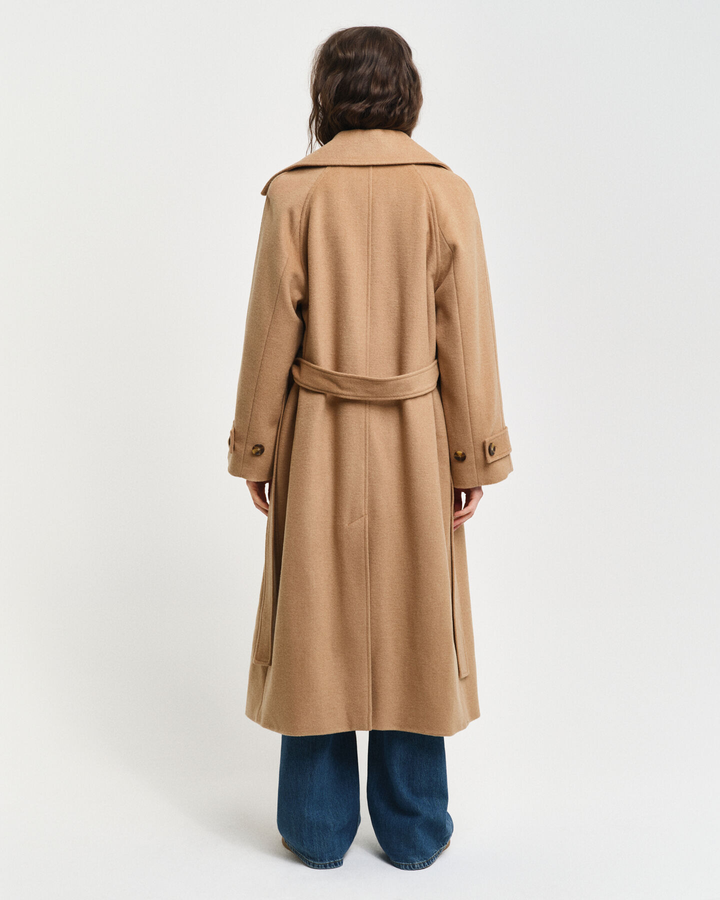 Trenchcoat aus Wolle