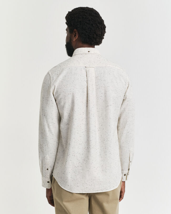 Regular Fit Flanellhemd mit Noppengarn