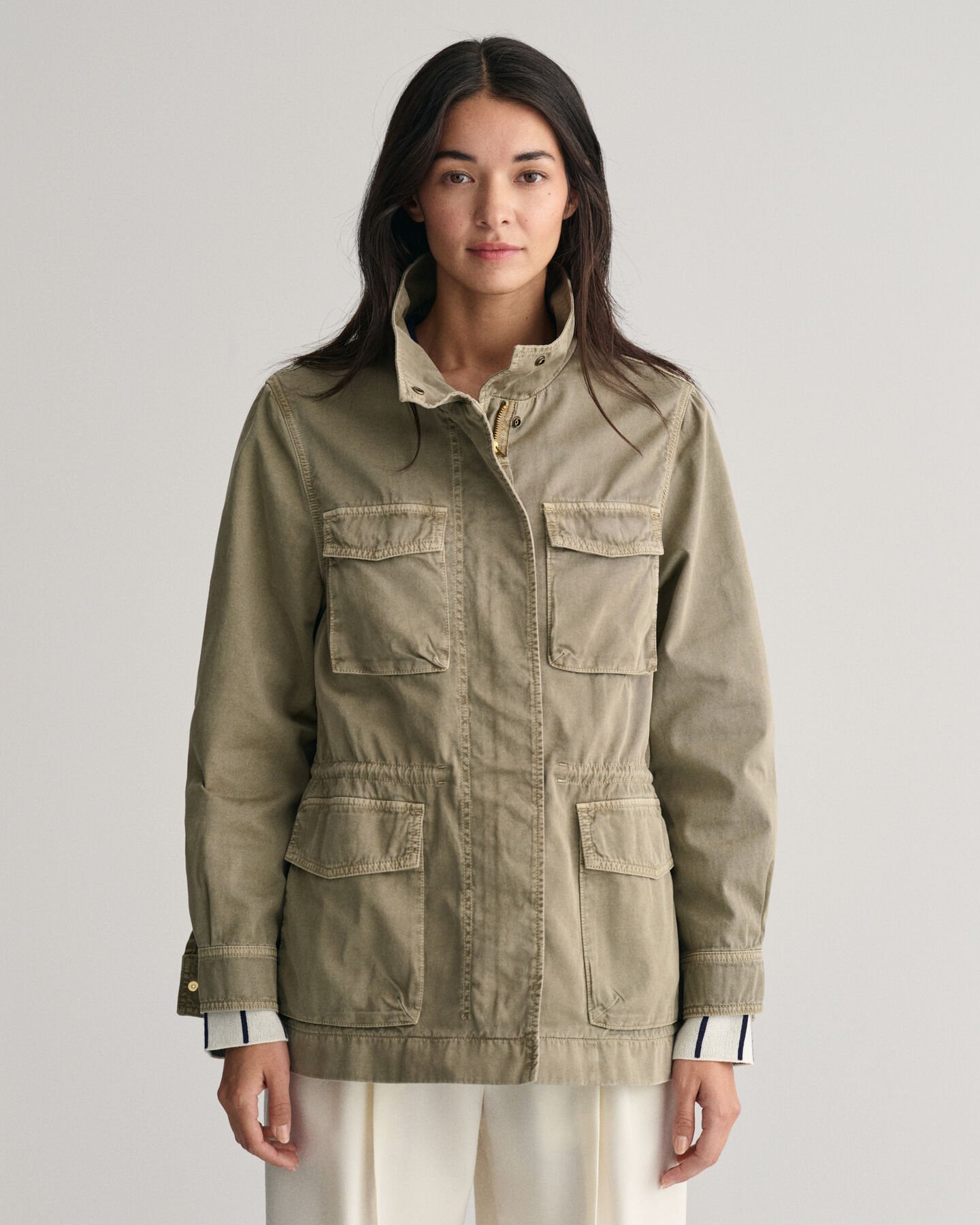 Stückgefärbte Feldjacke