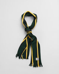 Strickschal aus Wollgemisch mit Streifen