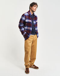 Embossed Rundhals-Sweatshirt