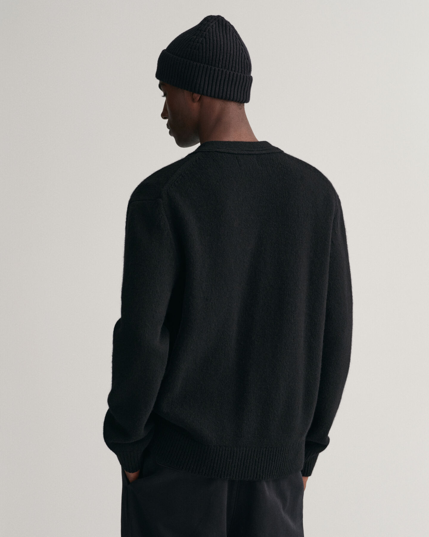 Weiche Wollstrickjacke