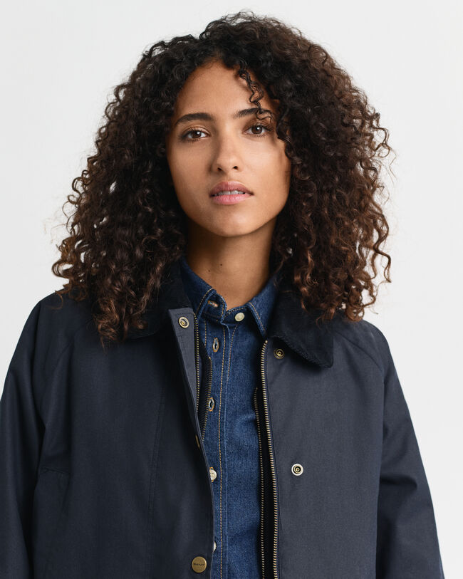 Waxed Cotton Double Decker Jacke