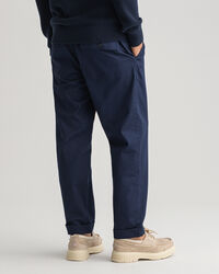 Tapered Chinohose aus Baumwolle