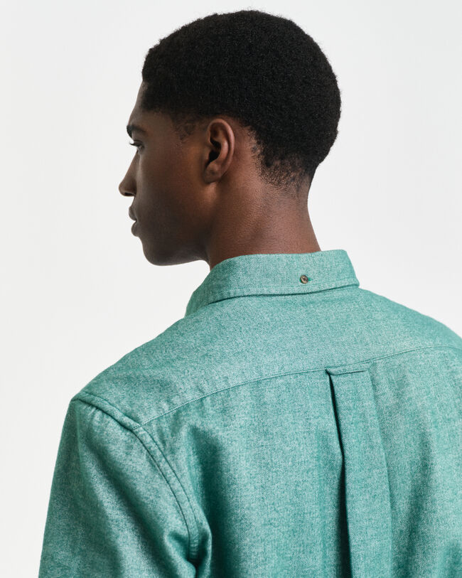 Herringbone Regular Fit Flanellhemd