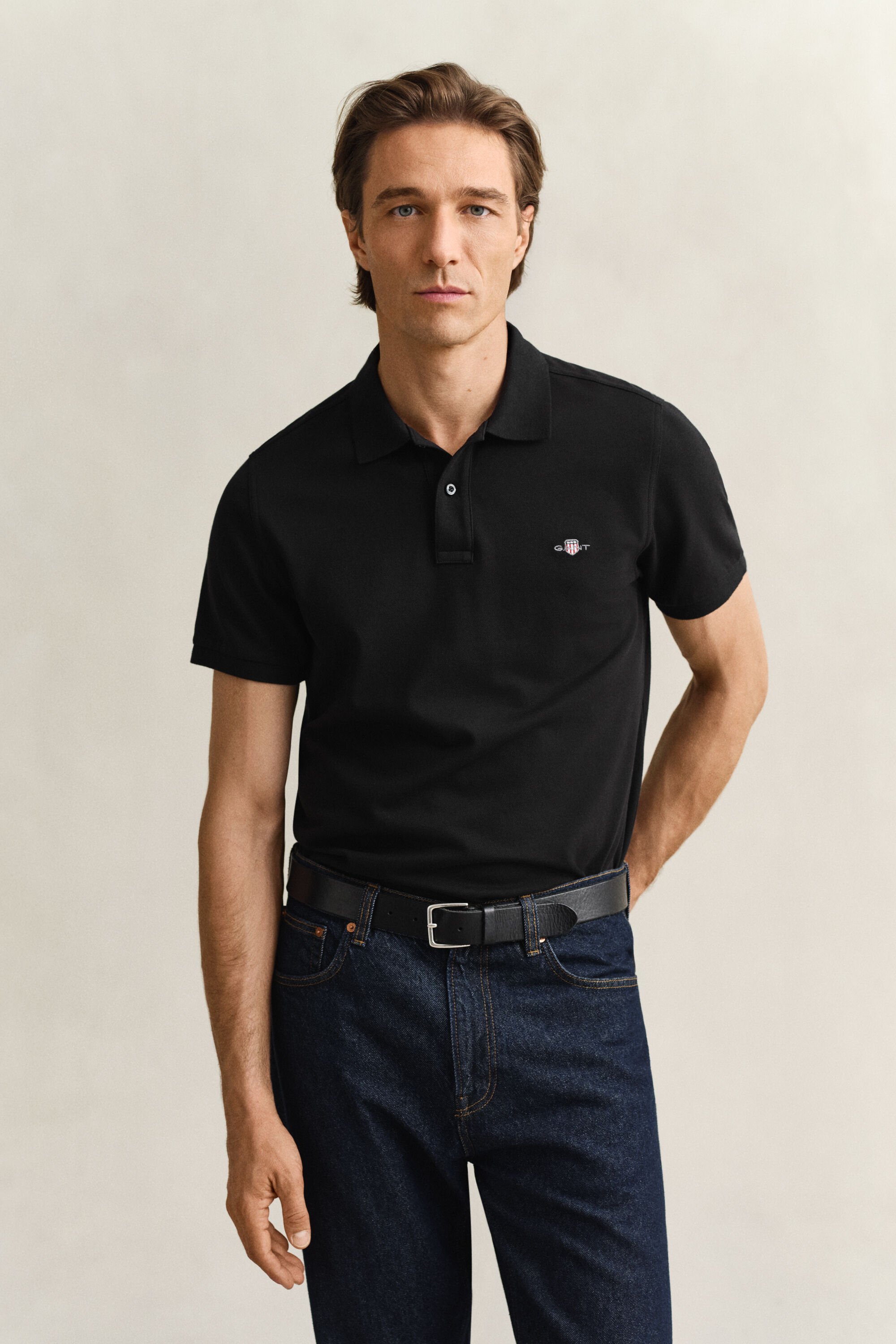 Regular Fit Shield Piqué Poloshirt