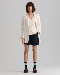 Detail Langarm-T-Shirt mit Schlitz