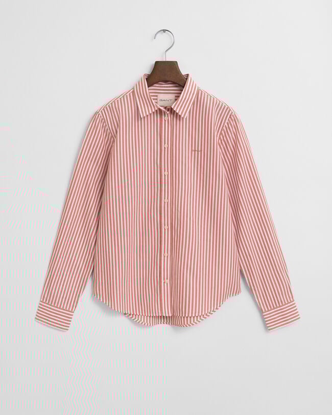 Regular Fit Classic Popeline Hemd mit Streifen