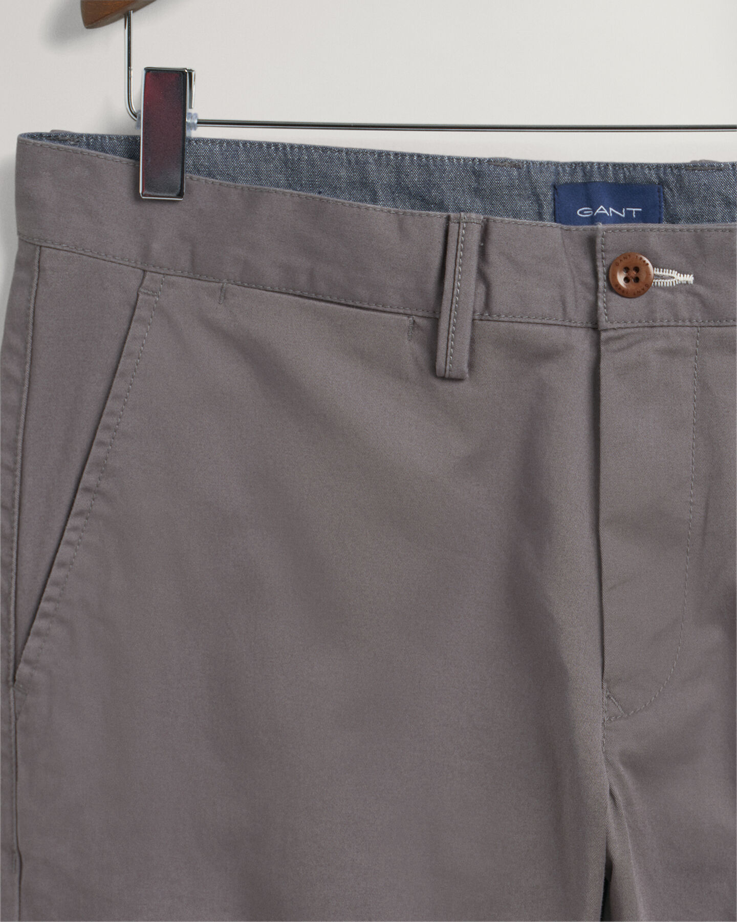 Hallden Slim Fit Twill Chinohose