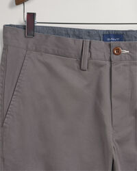 Hallden Slim Fit Twill Chinohose