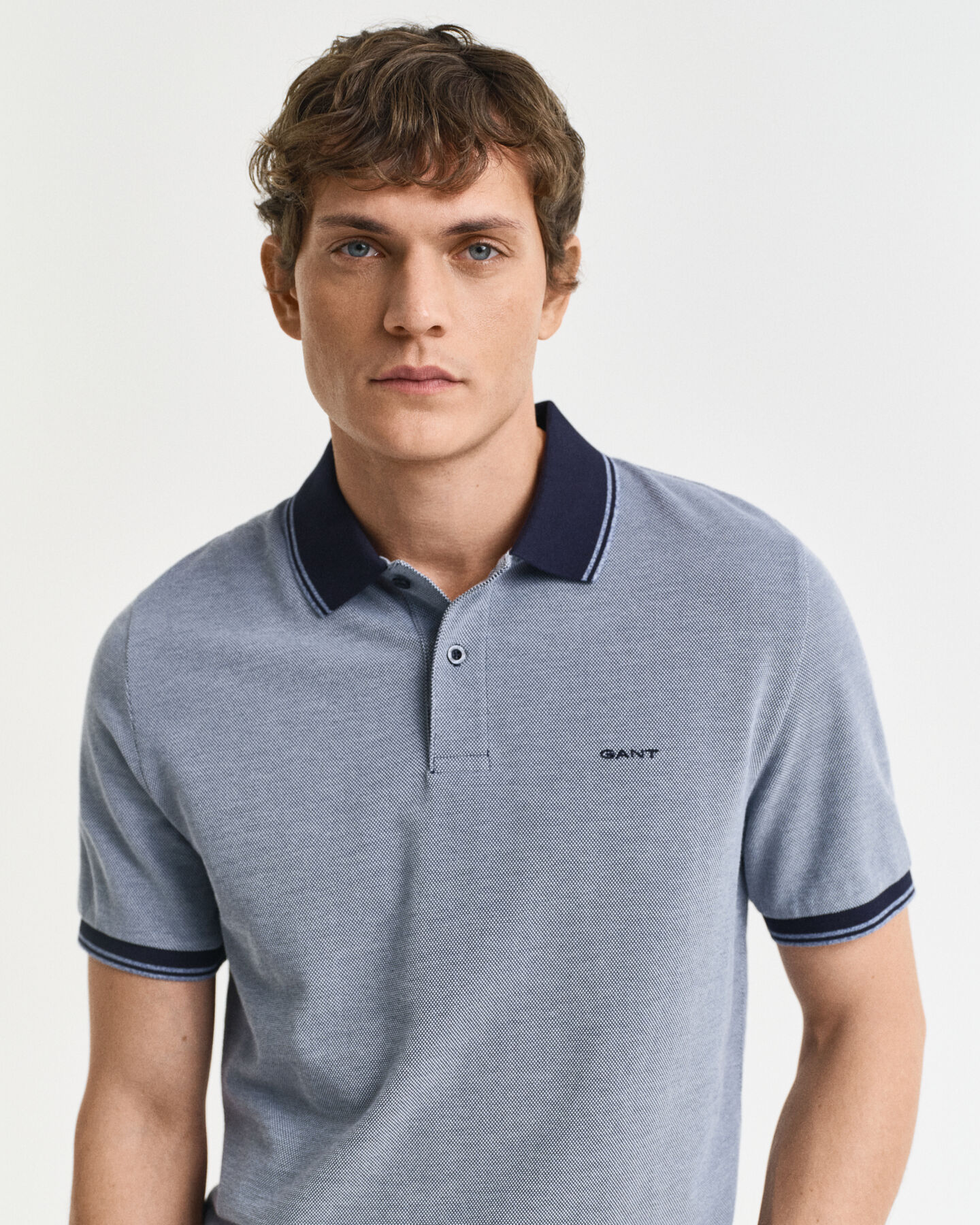 Oxford Piqu&eacute; Poloshirt in 4 Farben