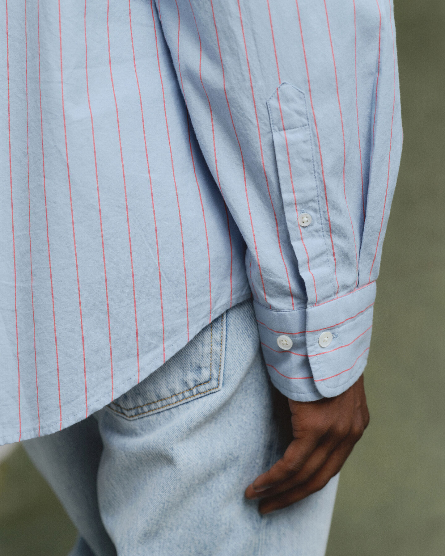 Oversized Dreamy Oxford-Hemd mit Streifen