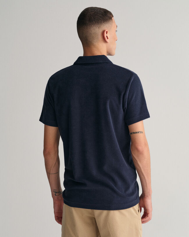 Terry Cloth Piqué Poloshirt