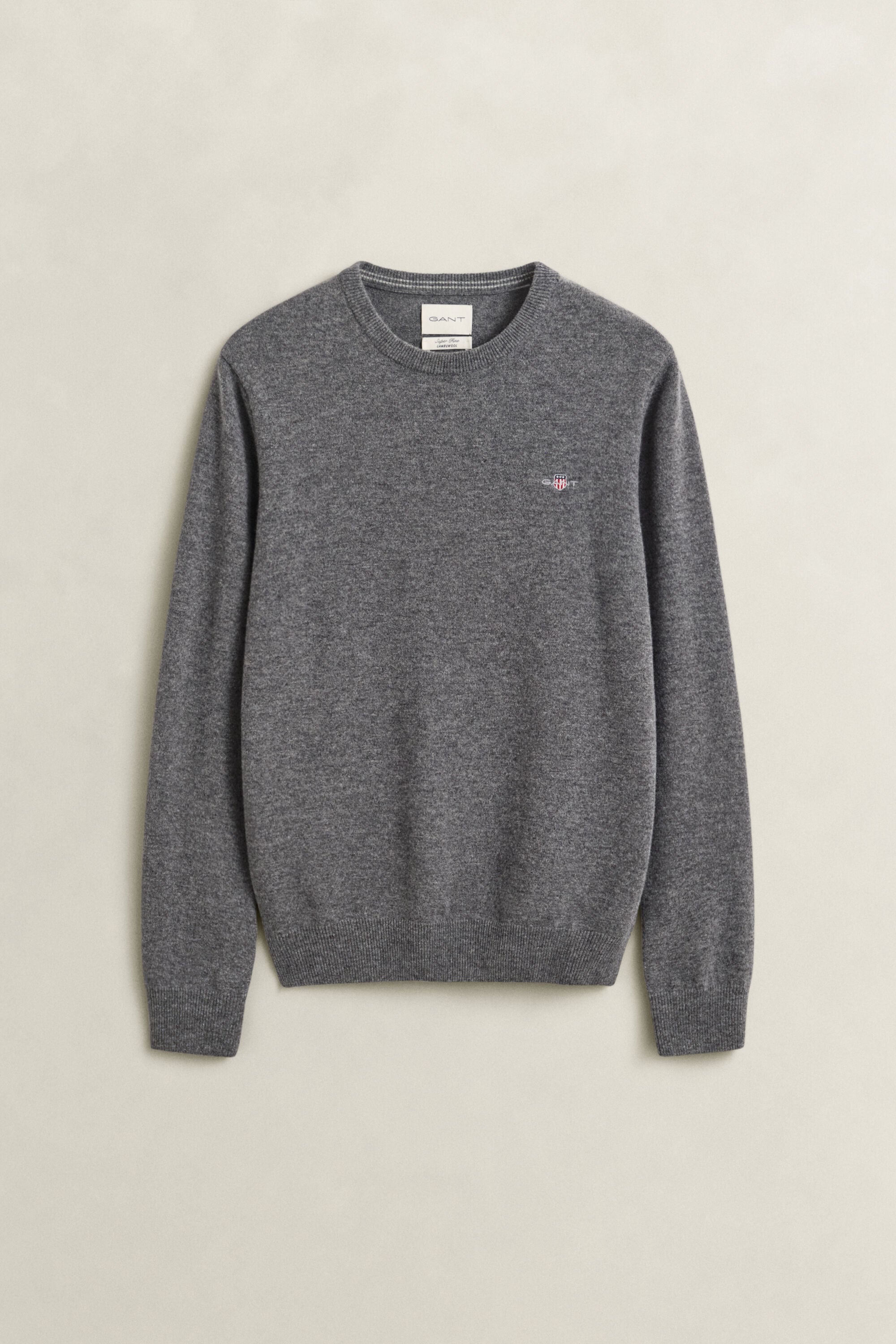 Rundhalspullover aus Lambswool