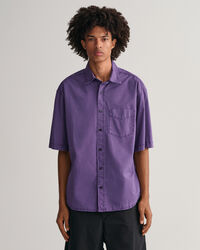 Oversized Fit Sunfaded Kurzarmhemd