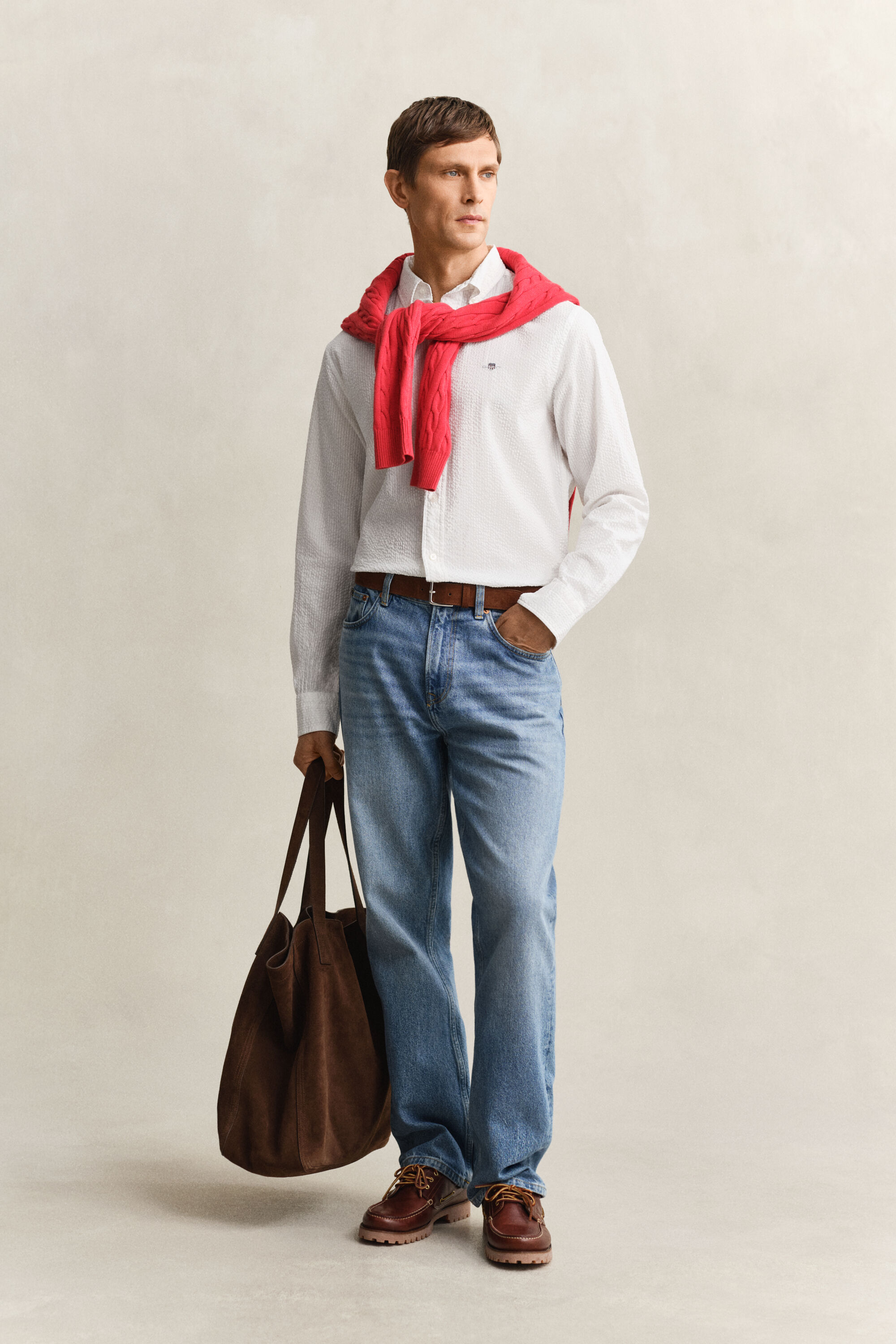 Regular Fit Seersucker Hemd