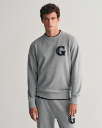 G Graphic Rundhals-Sweatshirt
