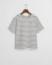 T-Shirt mit Marinestreifen