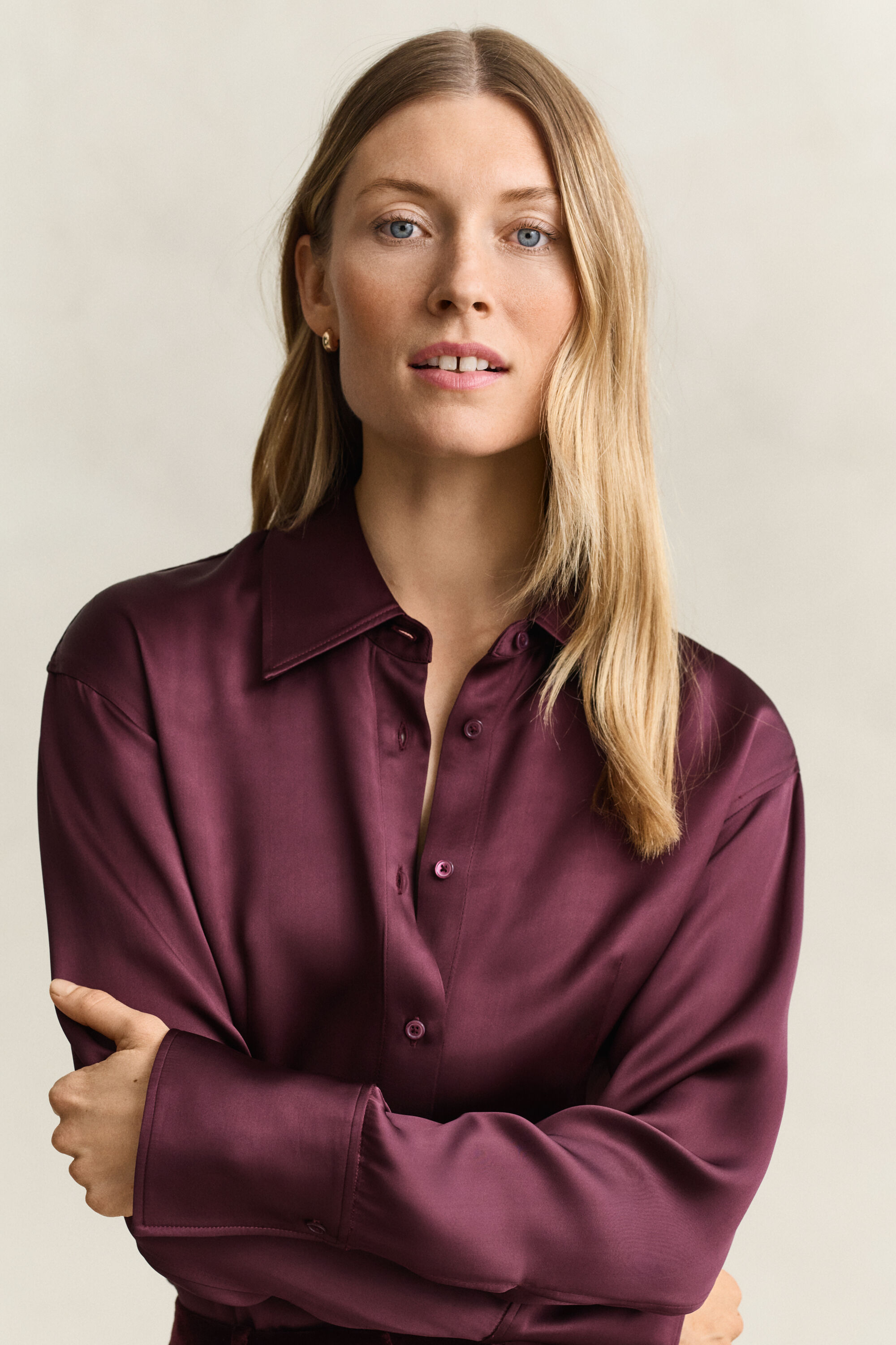 Slim Fit Bluse