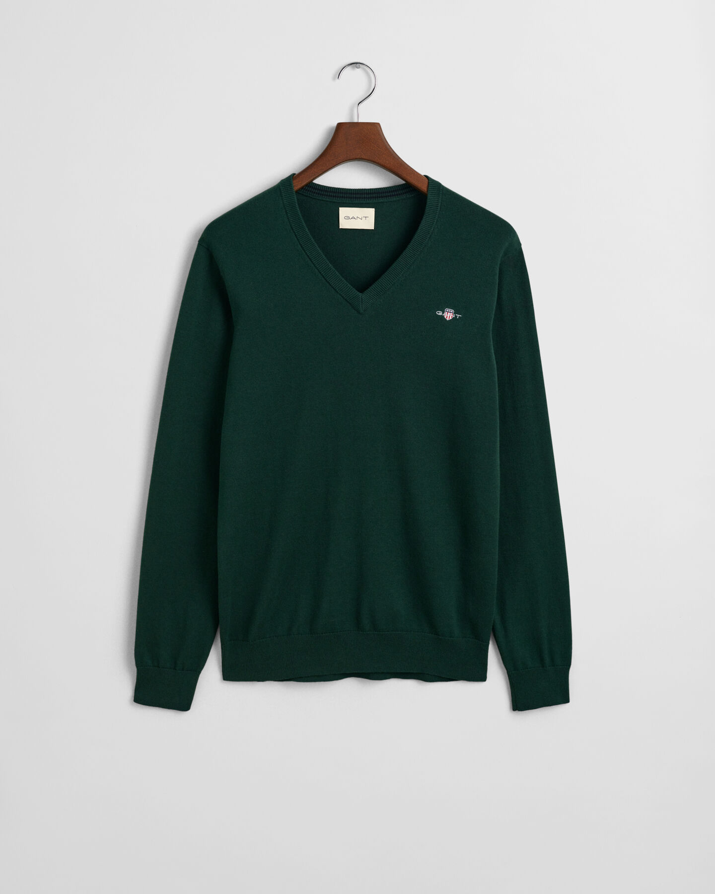 Klassischer V-Neck Pullover aus Baumwolle