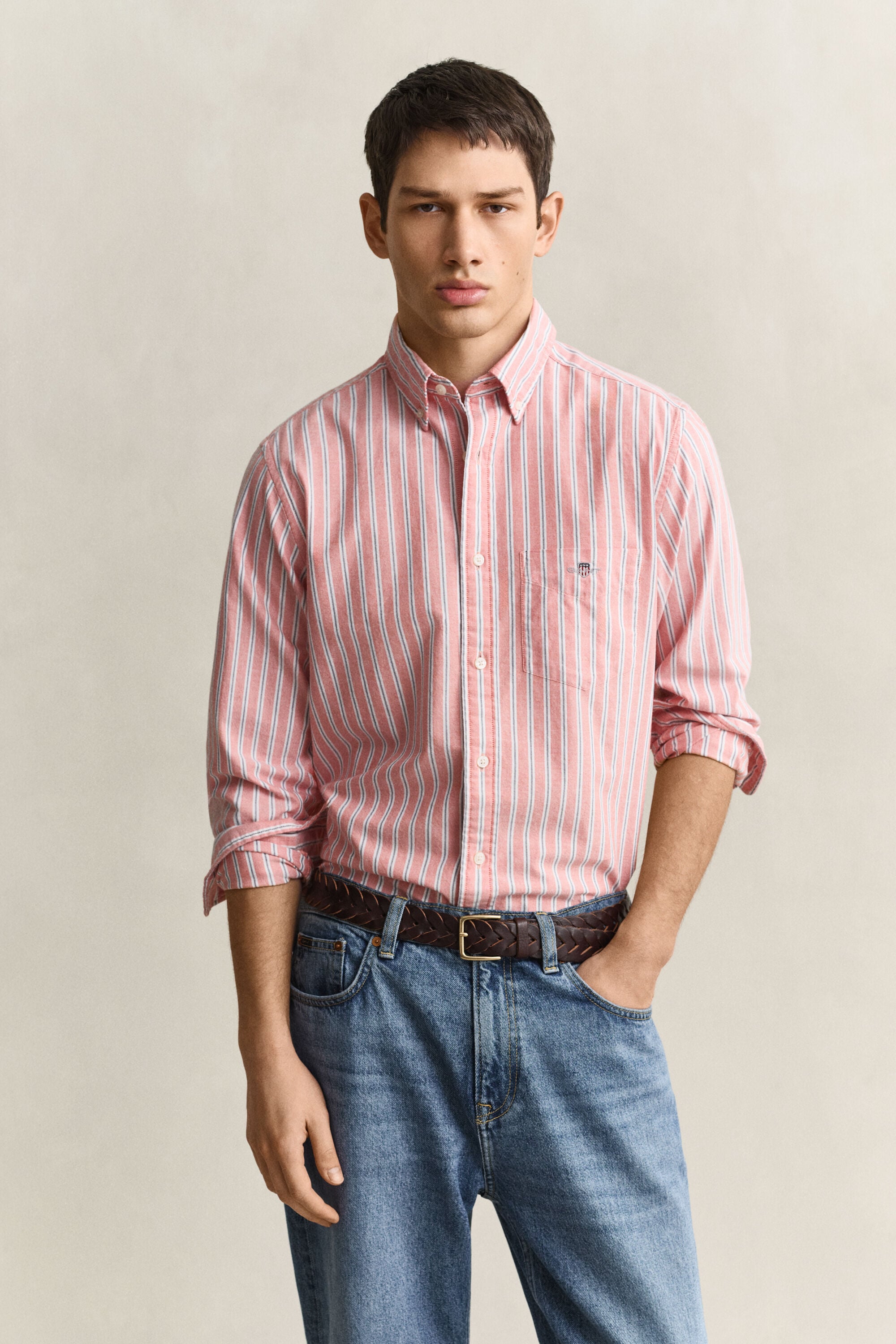 Classic Oxford-Hemd mit Streifen