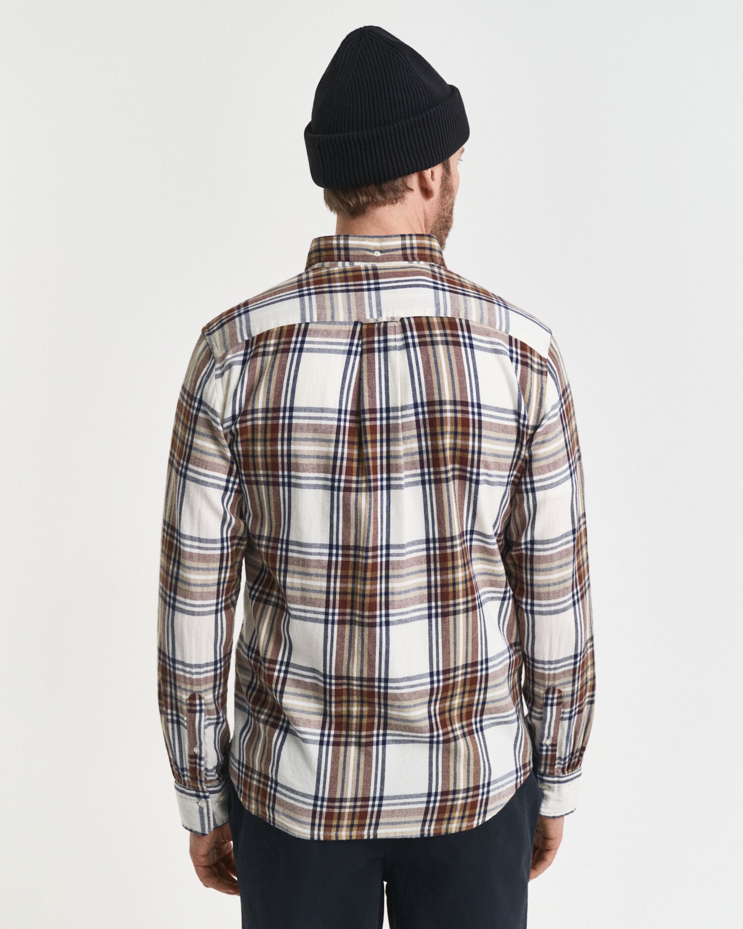 Regular Fit Windblown Flannel Karohemd