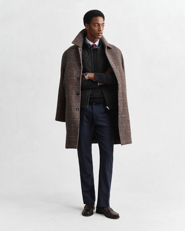 Gesteppte Windcheater Weste