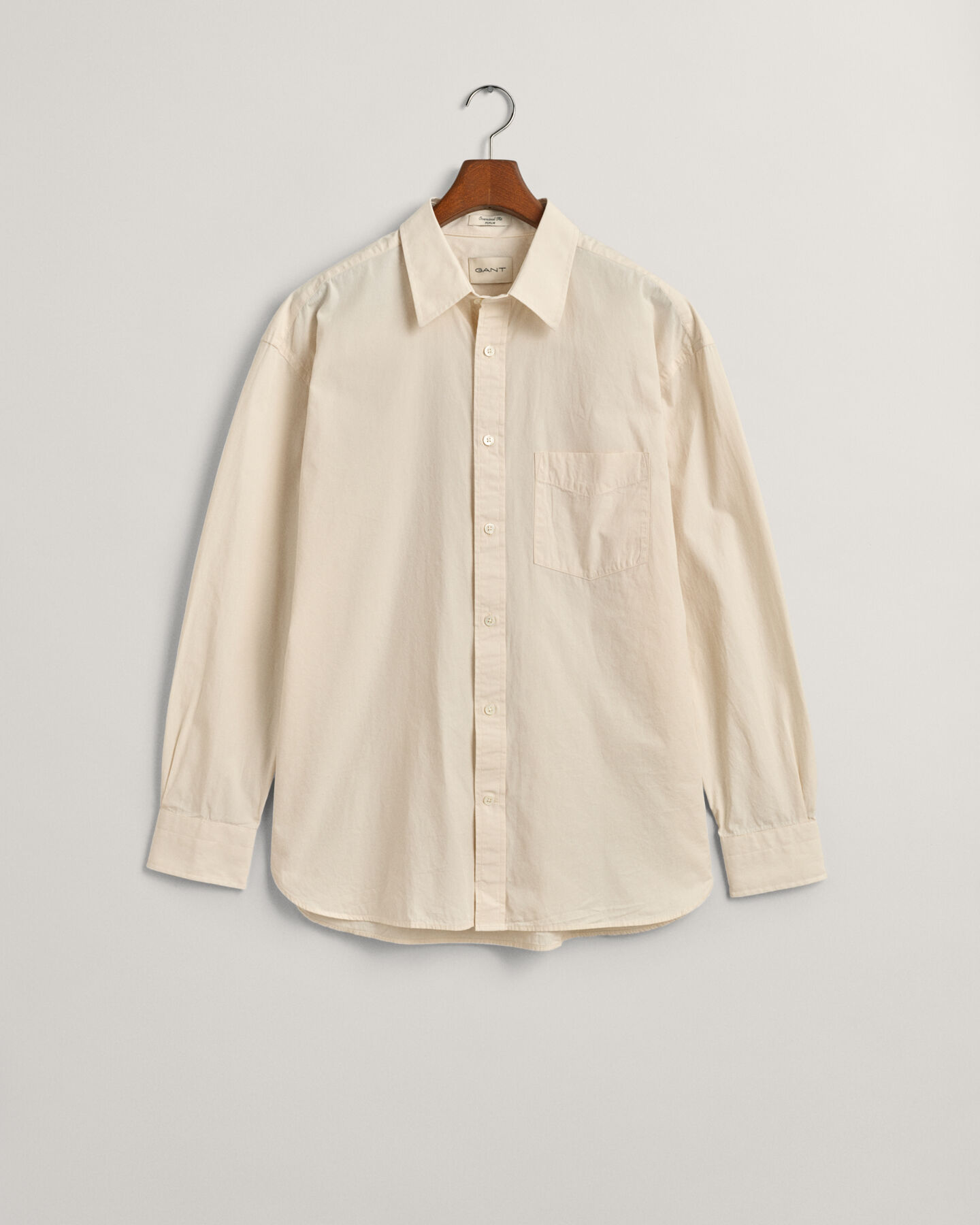 Oversized Compact Popeline Hemd