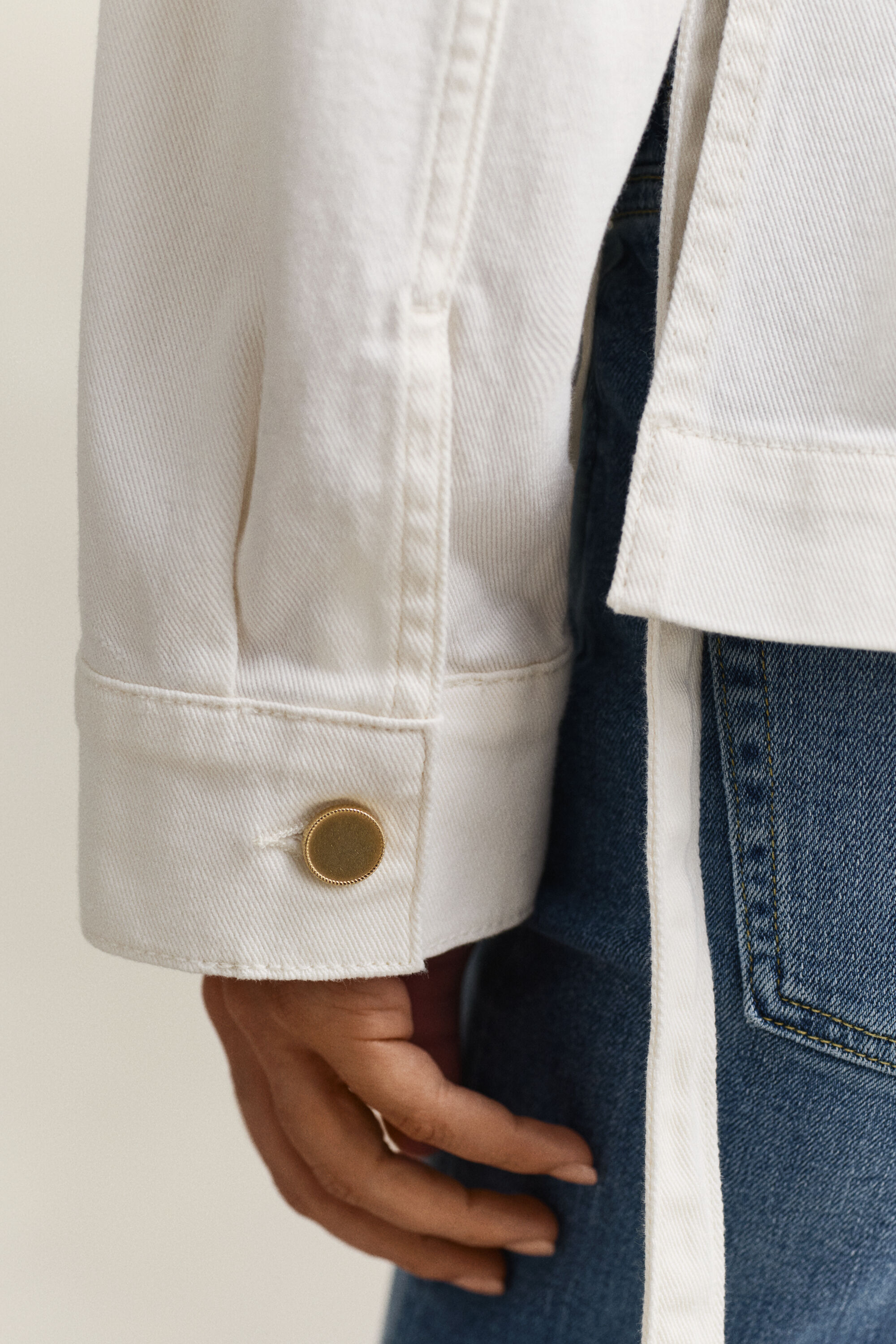 Jeansjacke zum Binden