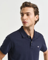 Slim Fit Archive Shield Piqué Poloshirt