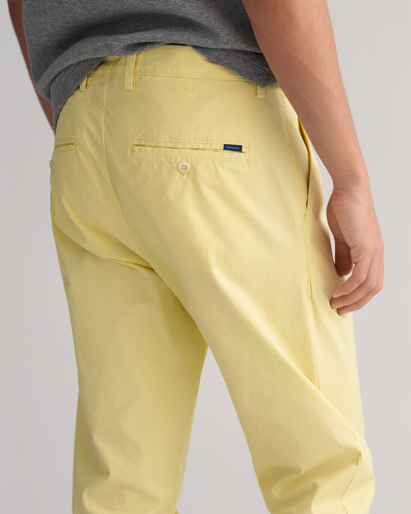 Hallden Slim Fit Sunfaded Chinohose