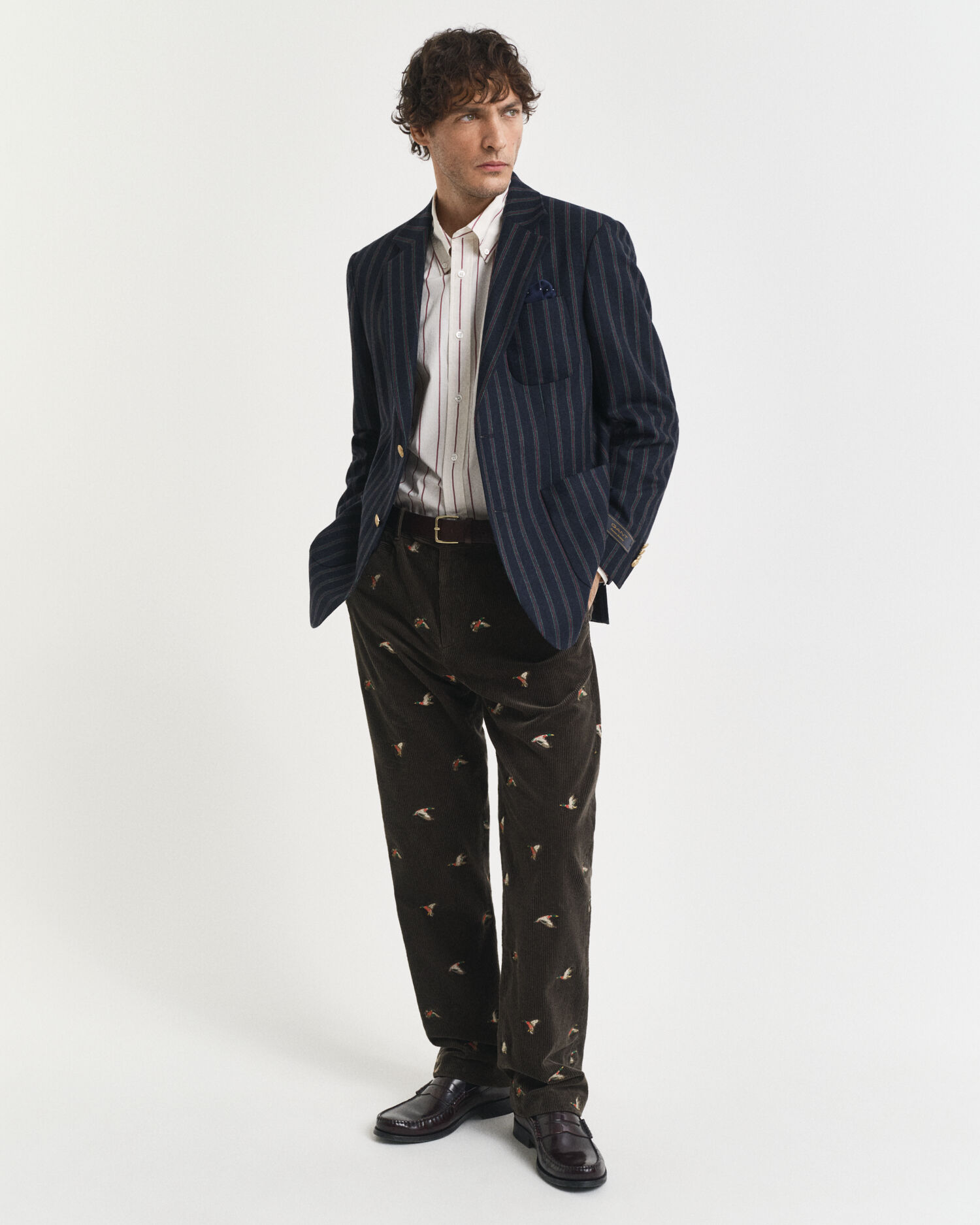 Relaxed Fit Heritage Popelin Hemd mit Streifen