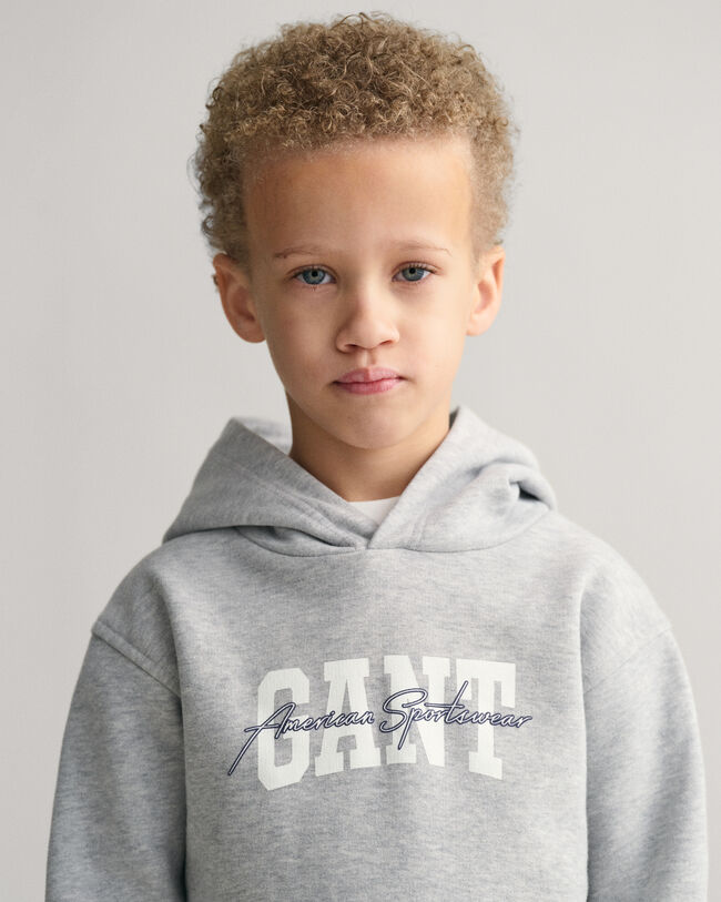 Kids GANT Arch Script Hoodie
